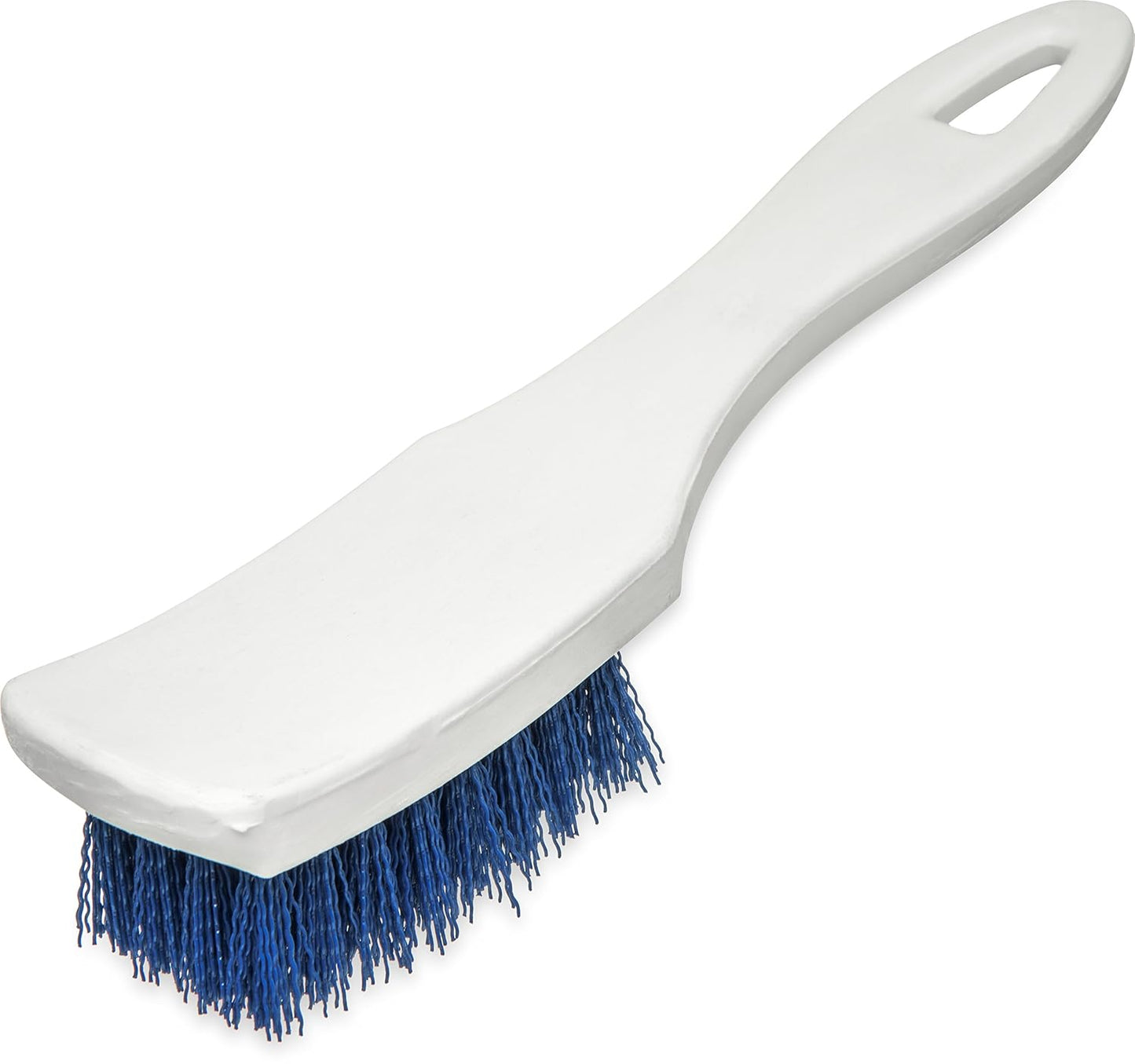 41395EC04 Plastic Scrub Brush, Detail Brush, Kitchen Brush with Hanging Hole for Cleaning, 7 Inches, Yellow