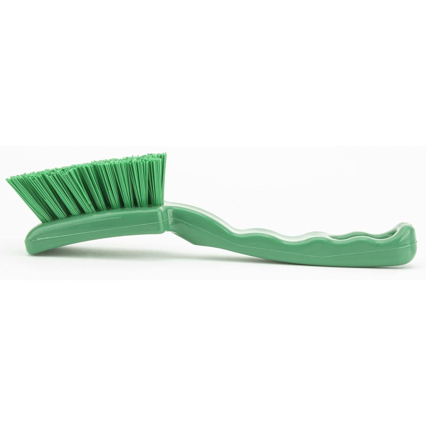 41395EC04 Plastic Scrub Brush, Detail Brush, Kitchen Brush with Hanging Hole for Cleaning, 7 Inches, Yellow