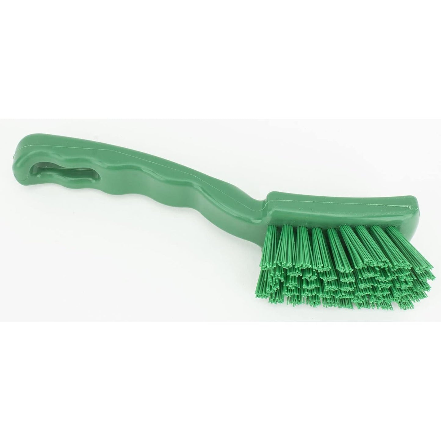 41395EC04 Plastic Scrub Brush, Detail Brush, Kitchen Brush with Hanging Hole for Cleaning, 7 Inches, Yellow