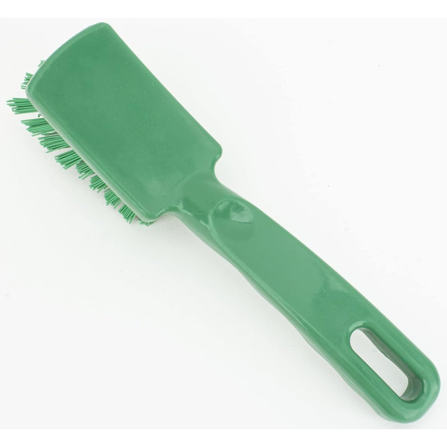 41395EC04 Plastic Scrub Brush, Detail Brush, Kitchen Brush with Hanging Hole for Cleaning, 7 Inches, Yellow