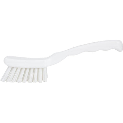 41395EC04 Plastic Scrub Brush, Detail Brush, Kitchen Brush with Hanging Hole for Cleaning, 7 Inches, Yellow