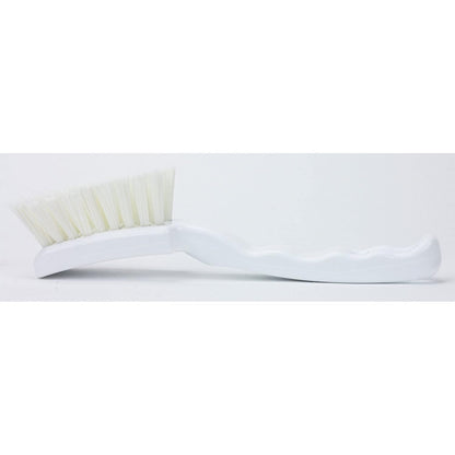41395EC04 Plastic Scrub Brush, Detail Brush, Kitchen Brush with Hanging Hole for Cleaning, 7 Inches, Yellow