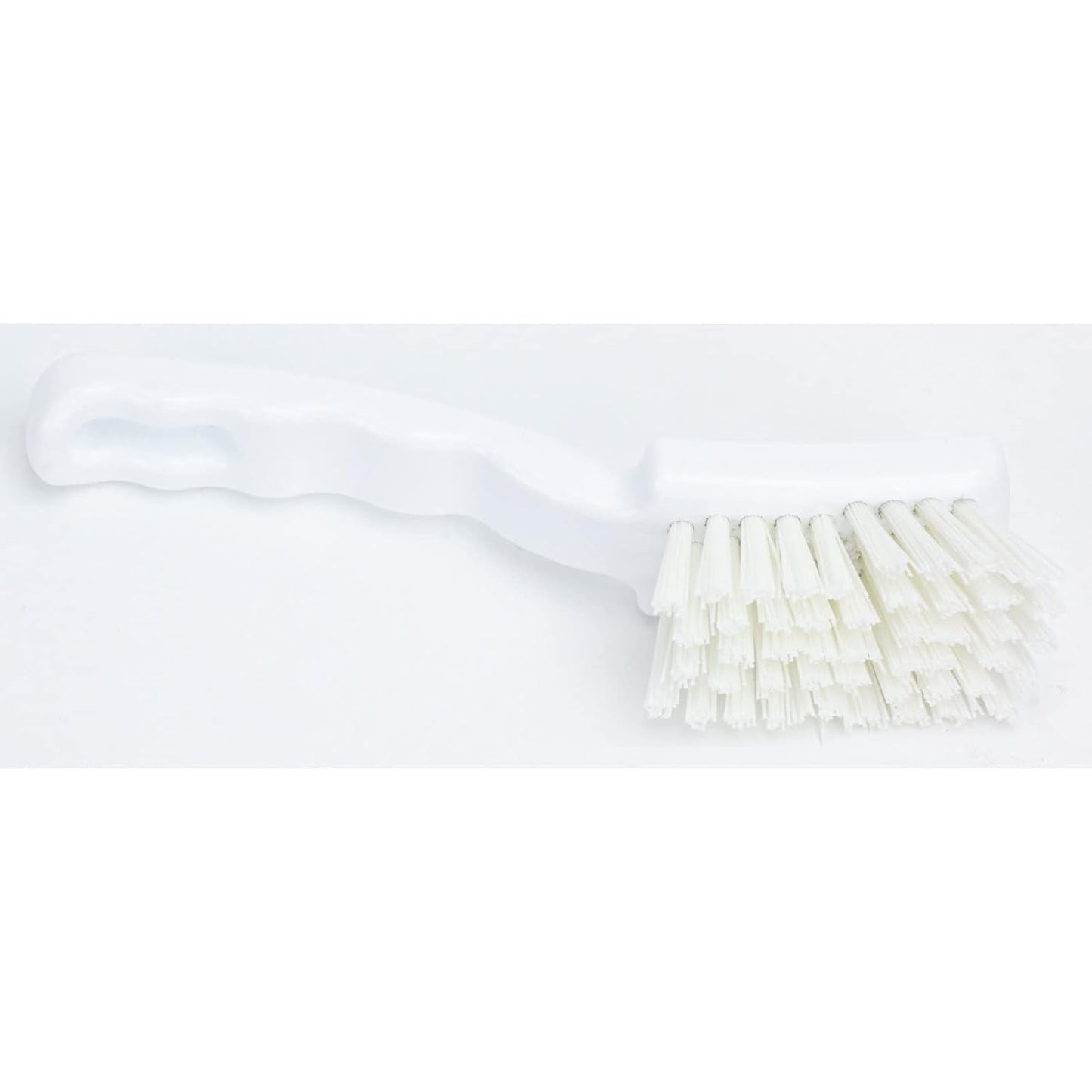 41395EC04 Plastic Scrub Brush, Detail Brush, Kitchen Brush with Hanging Hole for Cleaning, 7 Inches, Yellow