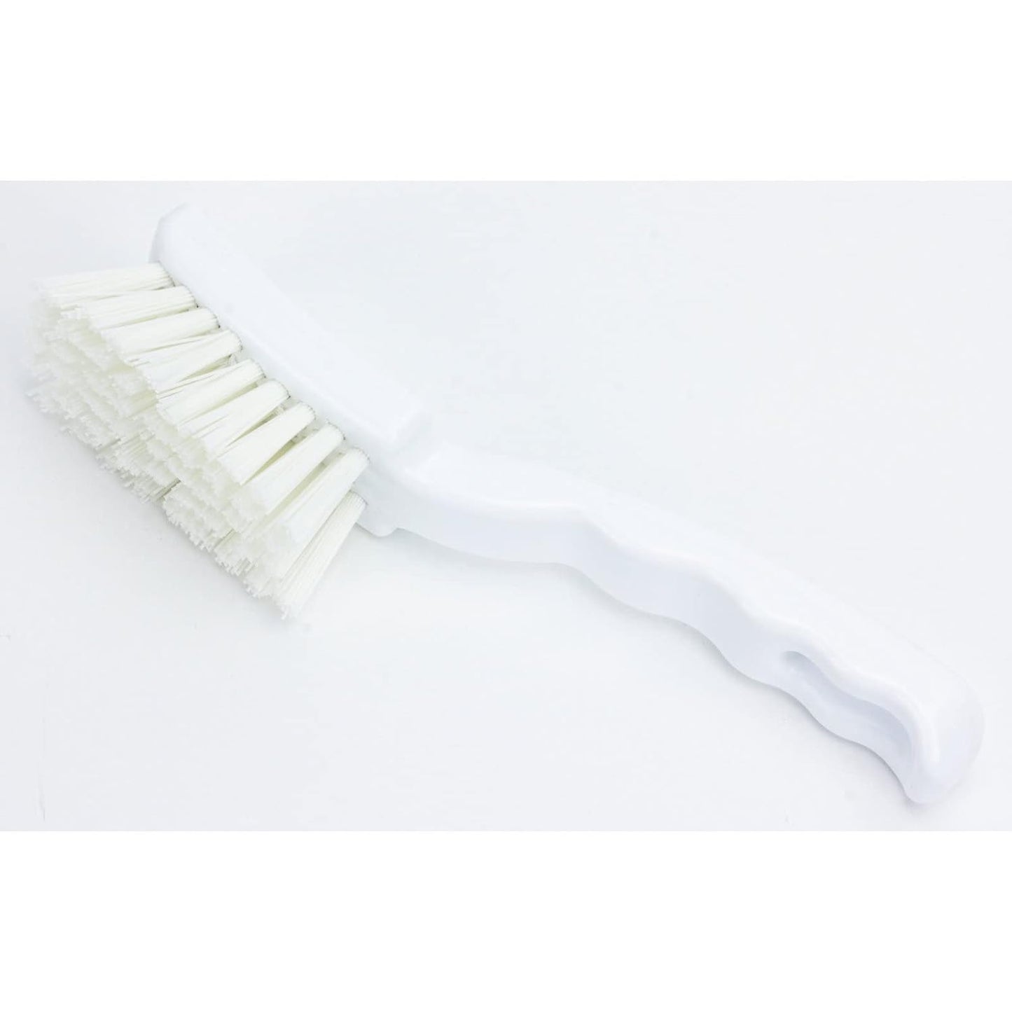 41395EC04 Plastic Scrub Brush, Detail Brush, Kitchen Brush with Hanging Hole for Cleaning, 7 Inches, Yellow