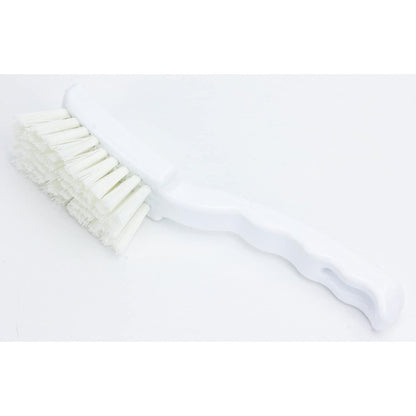 41395EC04 Plastic Scrub Brush, Detail Brush, Kitchen Brush with Hanging Hole for Cleaning, 7 Inches, Yellow