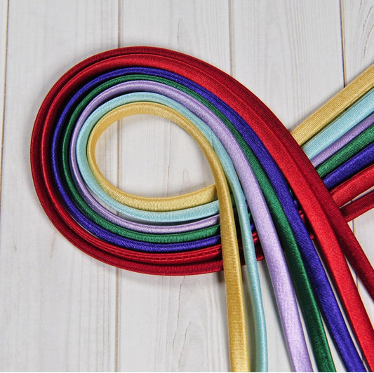 Golden Yellow Satin Spaghetti Strapping - 1/4" Round - 5 Yards - Lingerie Craft DIY