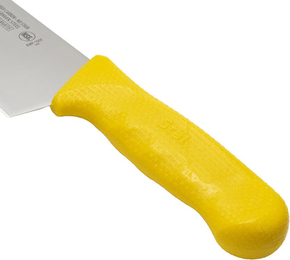 10" Commercial-Grade Chef's Knife with German Steel Blade, Yellow