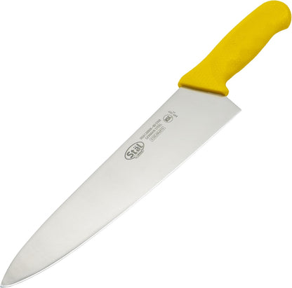 10" Commercial-Grade Chef's Knife with German Steel Blade, Yellow