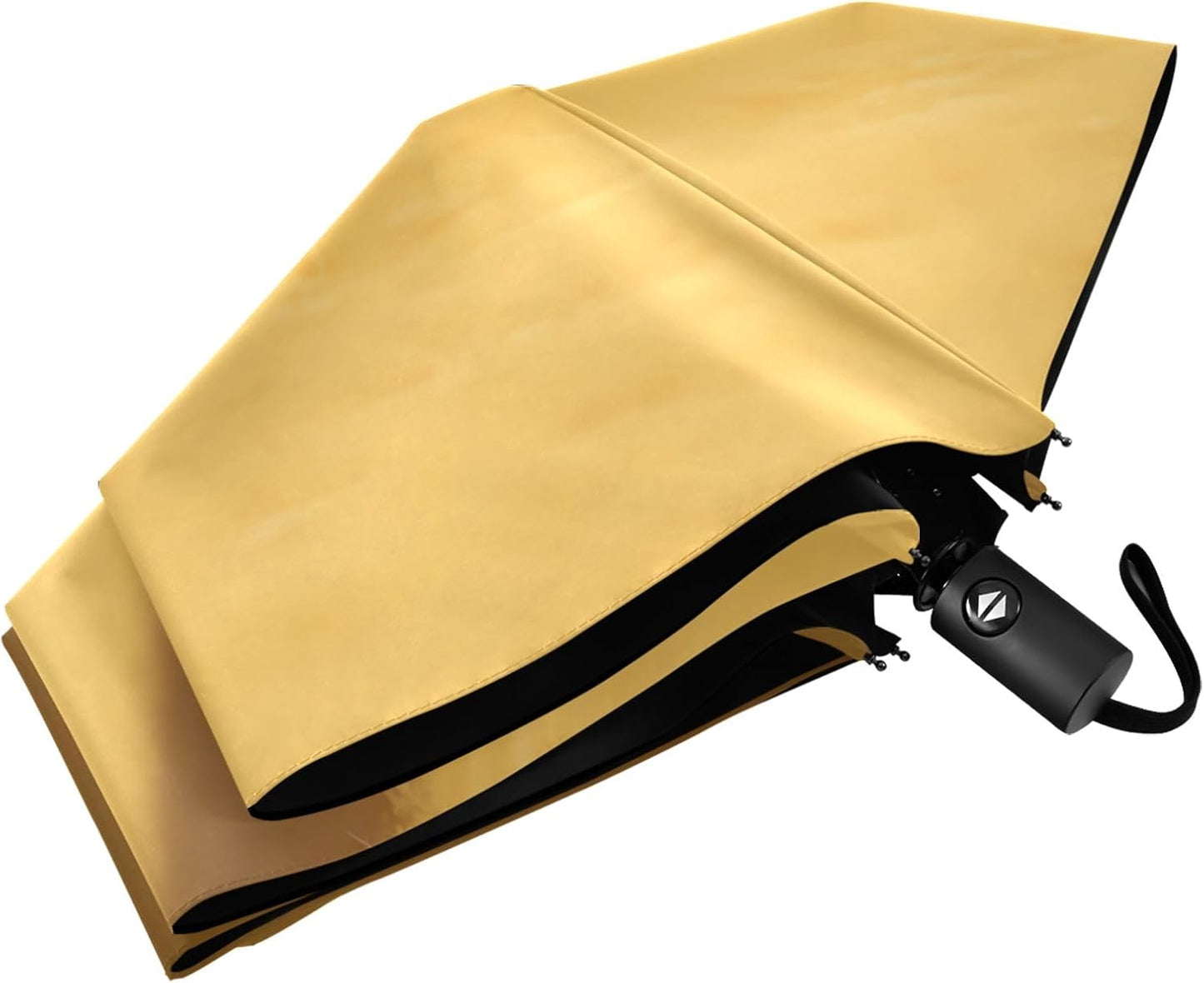Windproof Automatic Compact Umbrella Western Cat Black | Automatic Open Umbrella Compact for Rain and Sun Rust-proof Fits in Purse or Backpack Strong UV Protection