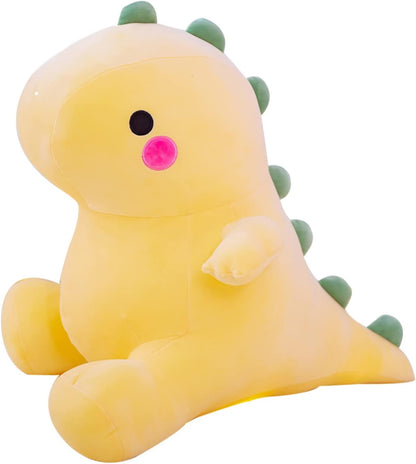 Dinosaur Plush Toys Soft Stuffed Animals Toys Dolls Gifts(Yellow,23in) | Fluffy dinosaur stuffed plush toy made of premium soft fabric. Neat stitching, room decoration and daily companion