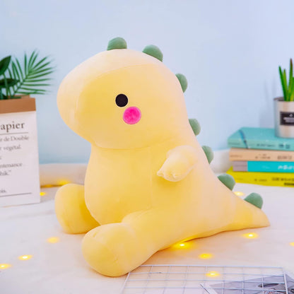 Dinosaur Plush Toys Soft Stuffed Animals Toys Dolls Gifts(Yellow,23in) | Fluffy dinosaur stuffed plush toy made of premium soft fabric. Neat stitching, room decoration and daily companion