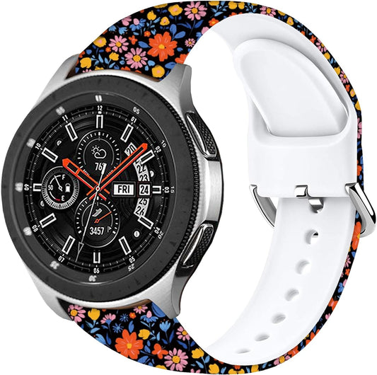 Cartoon Watch Bands Compatible with Samsung Galaxy Watch 46mm/ Galaxy Watch 3 45mm/Samsung Gear S3 Frontier/Classic Strap,Soft Silicone 22mm Replacement Wristband Sport Strap for Men Women.