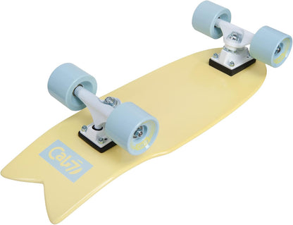Fishtail Deck 22-inch Mini Cruiser Skateboard