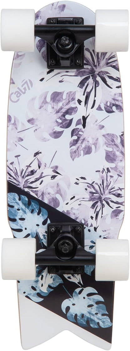 Fishtail Deck 22-inch Mini Cruiser Skateboard