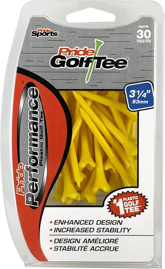 Pride Performance 3-1/4" Golf Tee, 30 Count