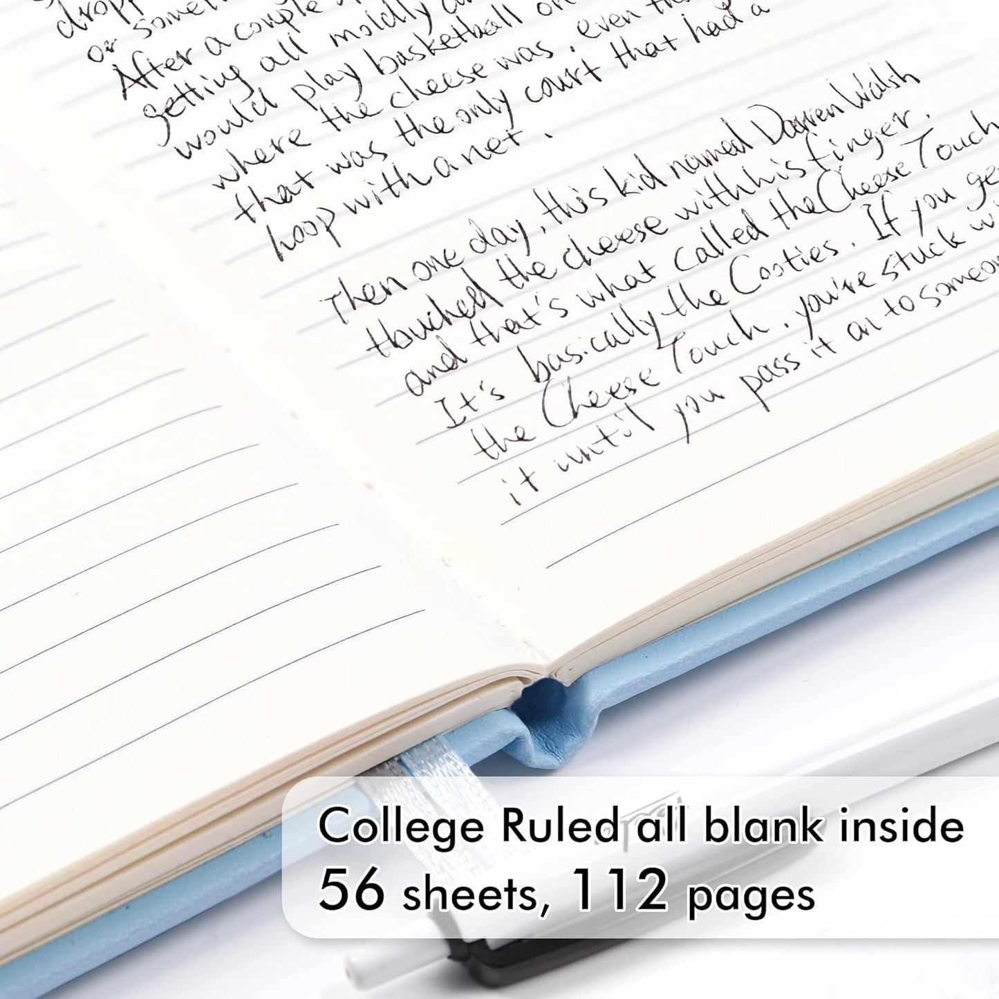 Pocket Notebook Journals, Mini Cute Small Hardcover College Ruled Notepad Office School Supplies, with 3 Black Pens, 3.5”x 5.5”, 3 Pack, A6, Solid Colors, Gray, Yellow, Light Blue