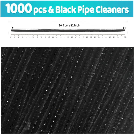 200pcs Yellow Pipe Cleaners, Chenille Stems, Pipe Cleaners for Crafts, Pipe Cleaner Crafts, Art and Craft Supplies.
