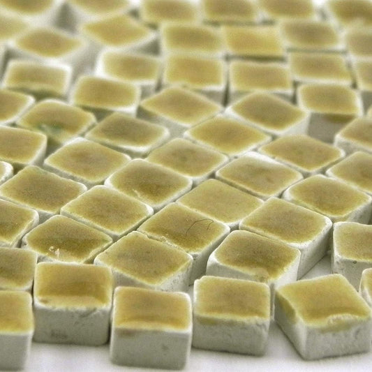 Do It Yourself Adult Mosaic Arts and Crafts Picture Tiles, 1000 Pcs 5 mm Goldenrod Yellow, WC06