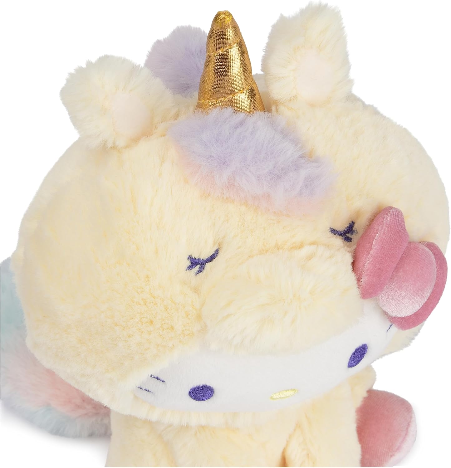 Sanrio Hello Kitty 6" Plush Toy with Yellow Unicorn Outfit; Ages 1+ | Promotes Exciting Character Roleplay, Early Sensory Discovery, and Creative Pop Culture and Fantasy Storytelling