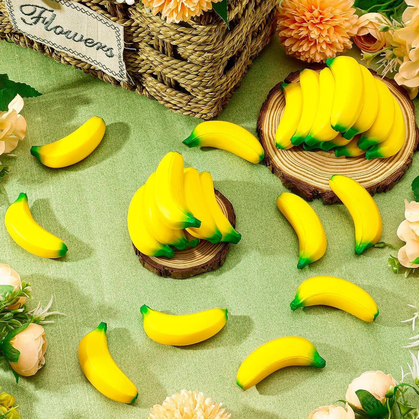 15 PCS Mini Banana Stress Stretchy Fidgets, Banana Squishy Foam Balls, Banana Stress Relief Balls for Anxiety Relief, Rewards, Bag Fillers, Birthday, Party Favors (15 Yellow)