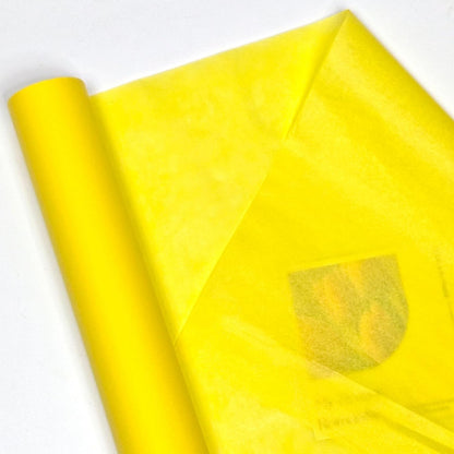 Yellow Tissue Paper Roll for Gift Wrapping, Flower Bouquets & Crafting - 17" x 98 ft, Translucent Delicate Tissue Paper for Gift Bag Stuffing, Art Packing, Wedding, Birthday, Holiday Decor