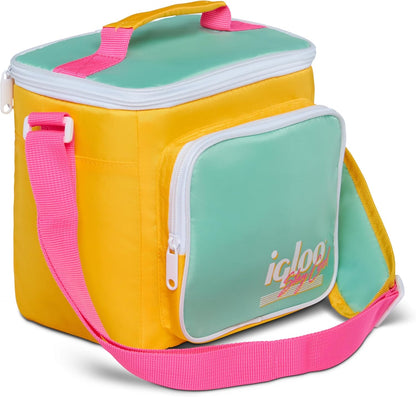 Retro Square Lunch Bag Cooler