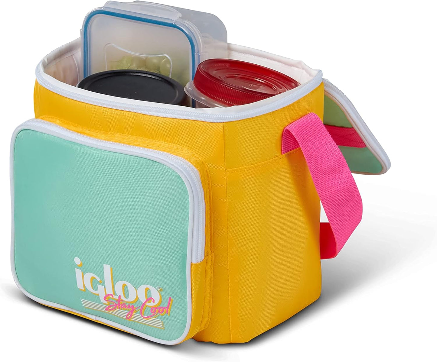 Retro Square Lunch Bag Cooler
