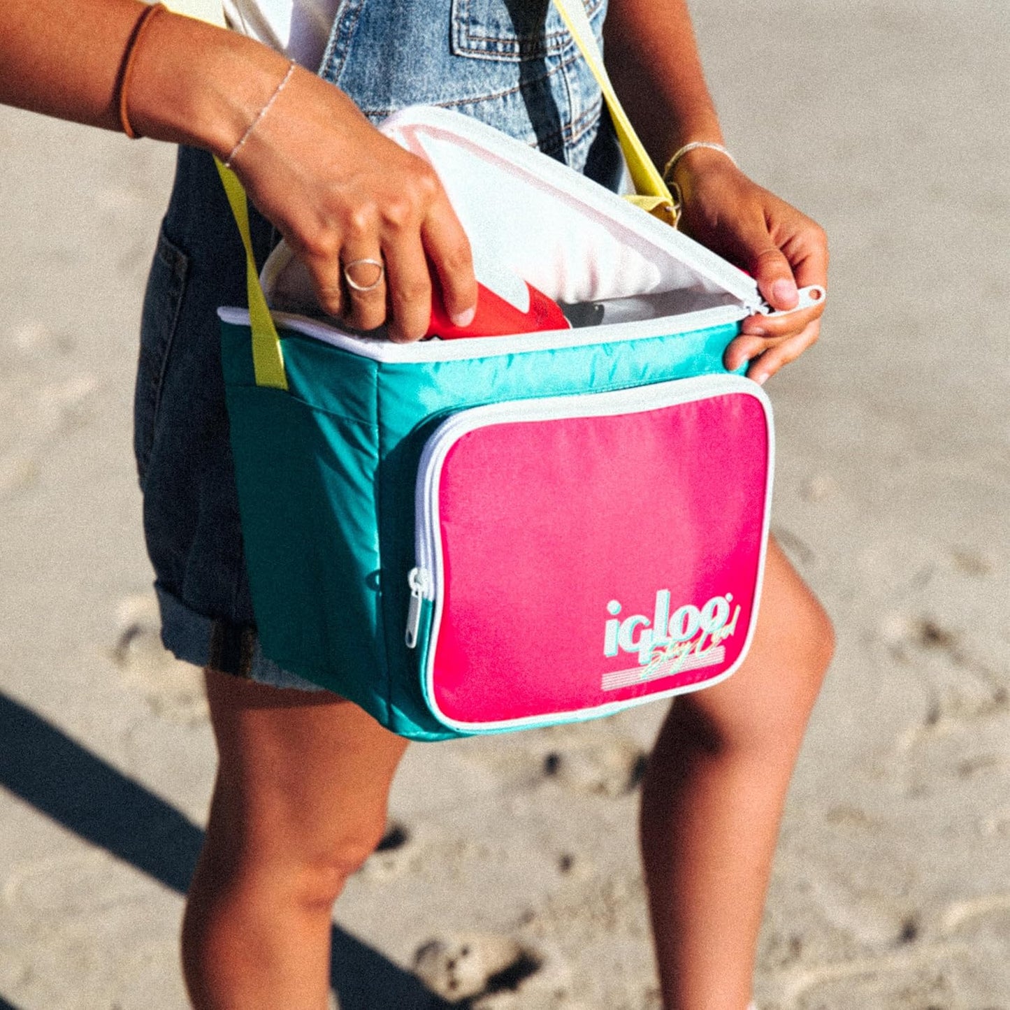 Retro Square Lunch Bag Cooler