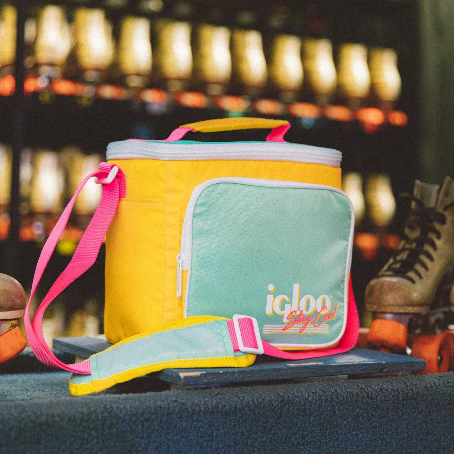 Retro Square Lunch Bag Cooler
