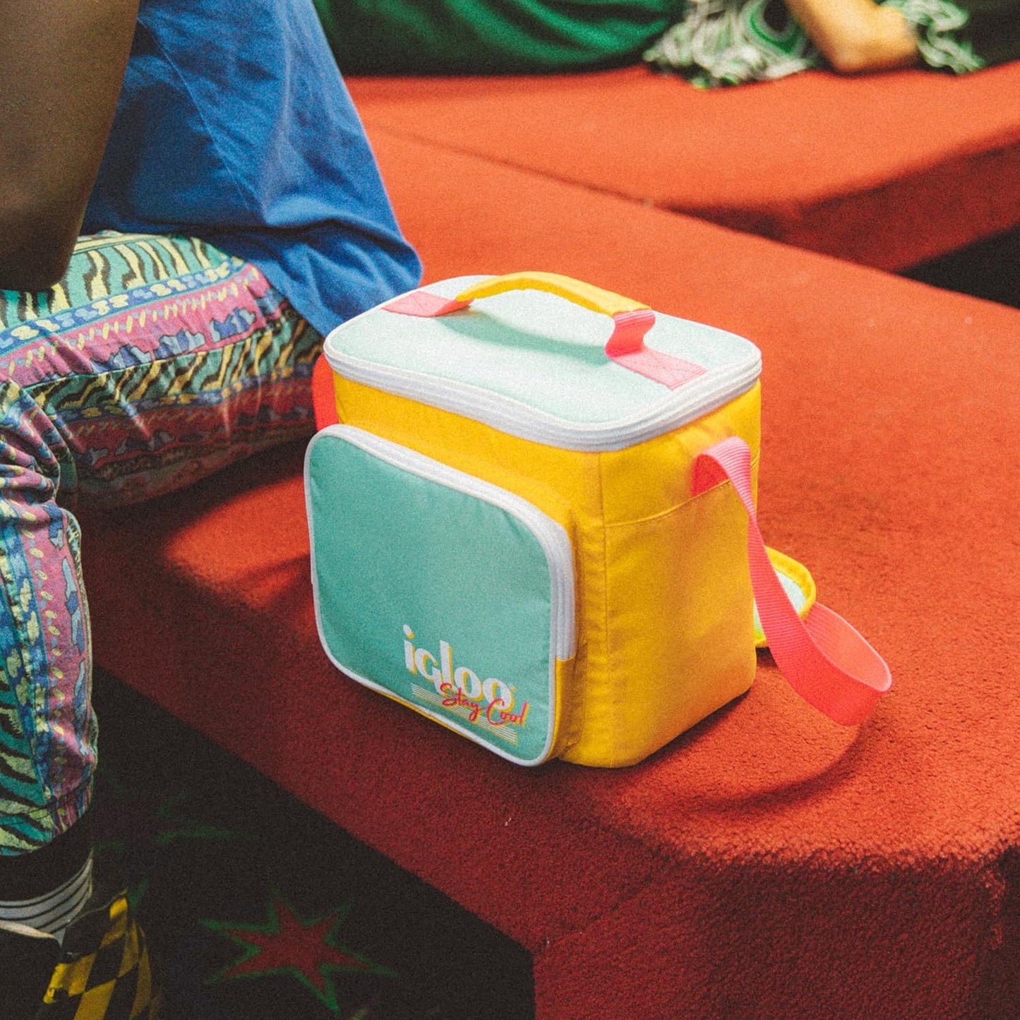 Retro Square Lunch Bag Cooler