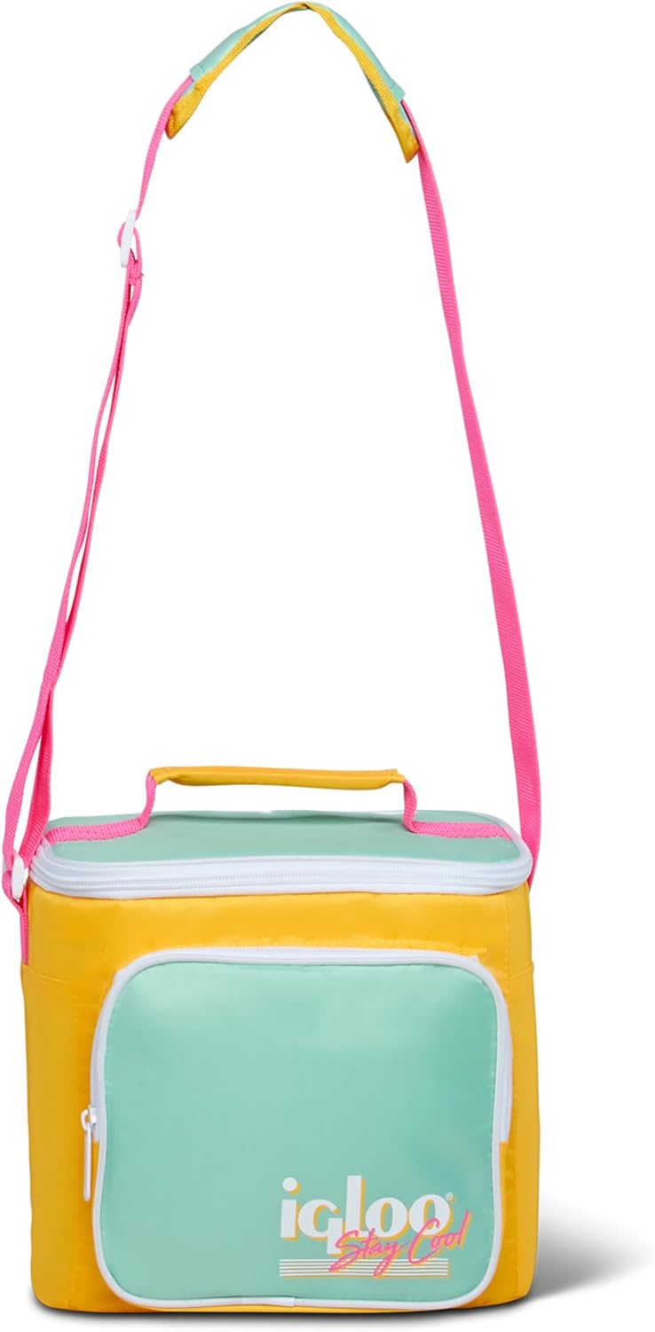 Retro Square Lunch Bag Cooler