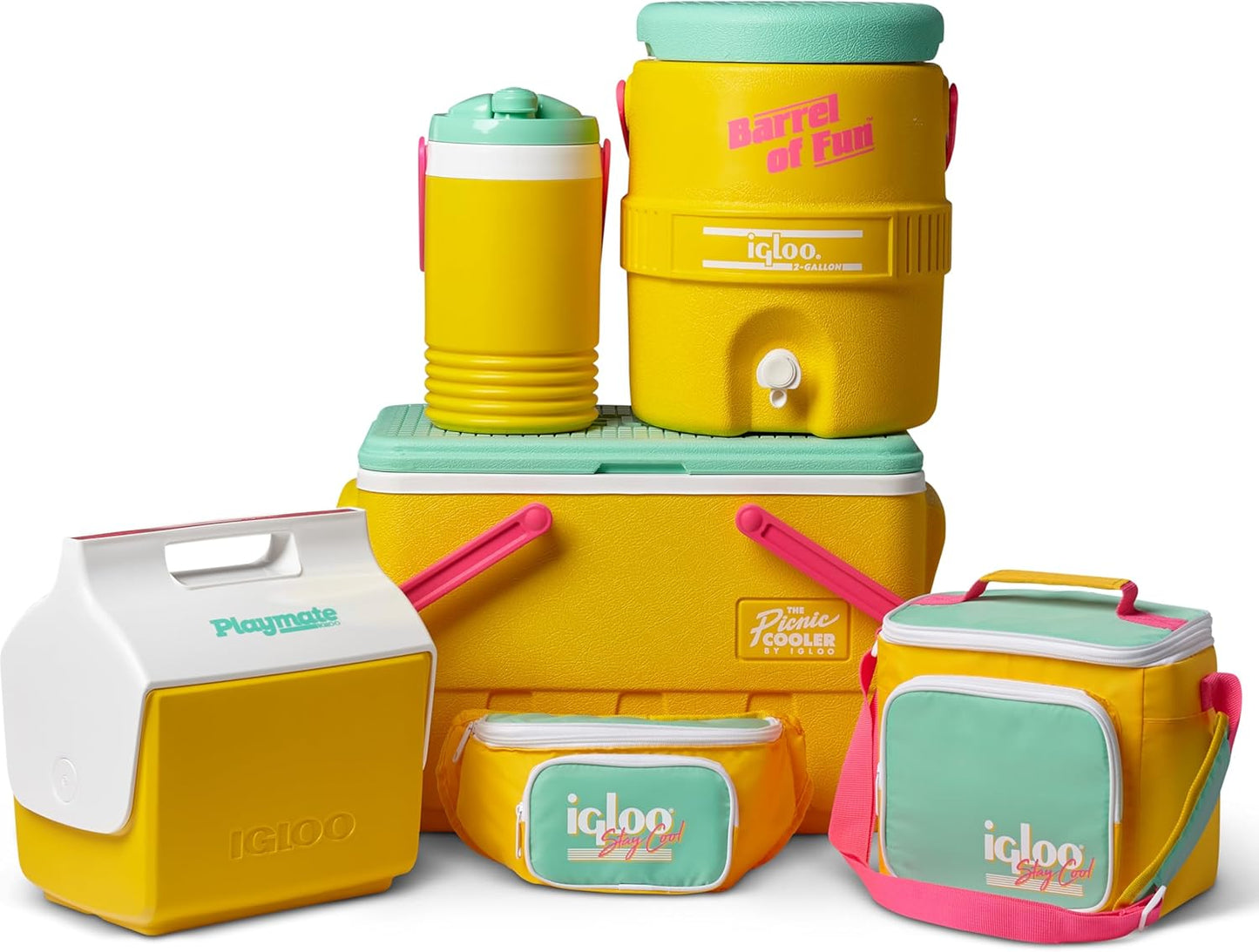 Retro Square Lunch Bag Cooler
