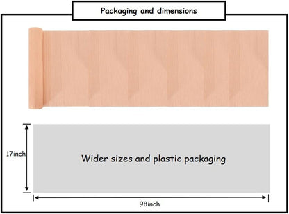 Crepe Paper Roll 8.2ft Long 17 Inch Wide for Wedding Ceremony Various Large Festivals Decoration (Lemon Yellow)