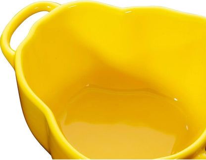 Zwilling Ceramic by Paprika Cocotte Yellow Ceramic Height 10.7 cm x Width 15.1 cm Volume 0.47 L
