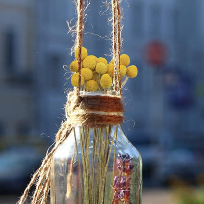 30 Pcs Natural Dried Flowers Craspedia Billy Balls Flowers Yellow Dried Craspedia Flowers Billy Buttons Floral Bouquet for Flower Arrangements Wedding Home Tall Vase Decor Fall Autumn