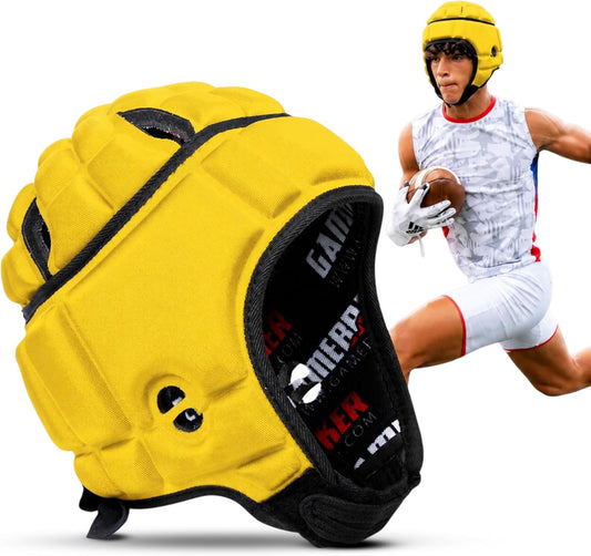 Soft Shell Helmet with Impact-Engineered Pro Protection, Lightweight Headgear – Flag Football, Rugby, 7v7 & MMA