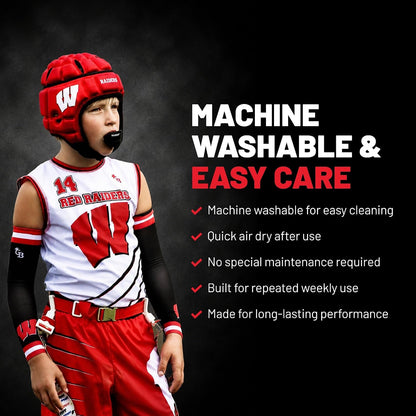 Soft Shell Helmet with Impact-Engineered Pro Protection, Lightweight Headgear – Flag Football, Rugby, 7v7 & MMA