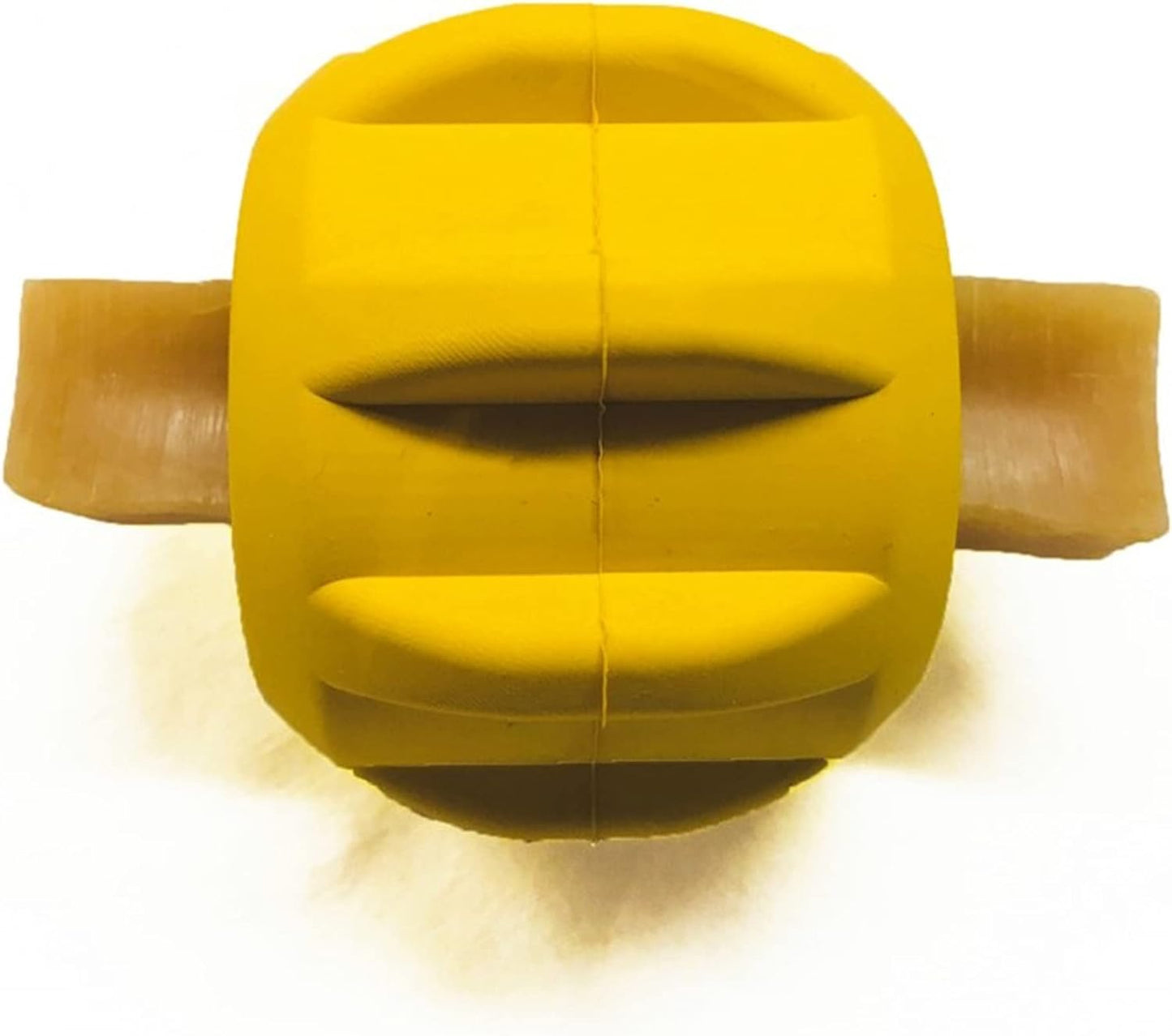 Industrial Dog Gear – Durable Dog Treat Dispenser & Chew Toy Made in USA from Non-Toxic, Pet-Safe, Food Safe Natural Rubber for Mental Stimulation, Problem Chewing, Calming Nerves & More