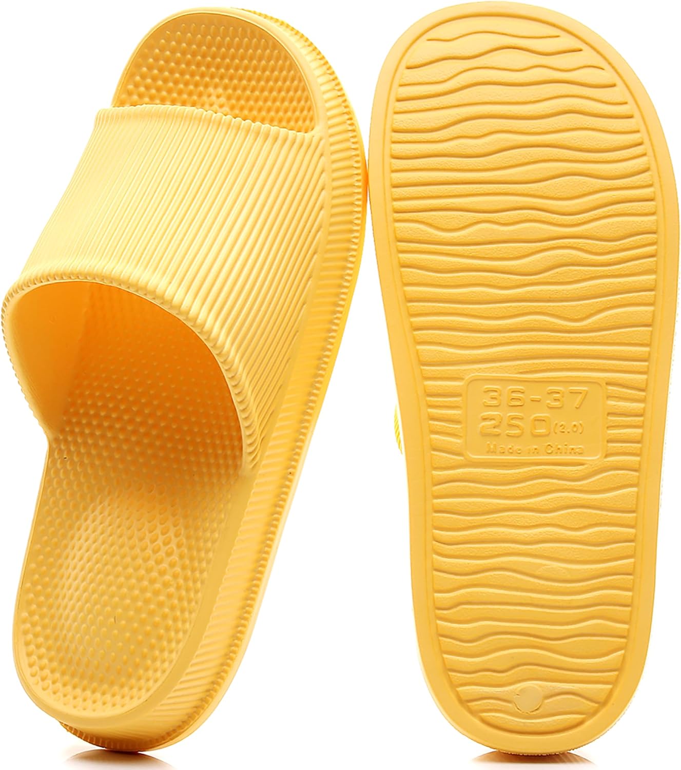 Cloud Slippers for Women and Men Indoor & Outdoor Pillow Slippers Non Slip Quick Drying Shower Slides Bathroom Sandals Light Weight EVA Platform Environmental Friendly Casual Shoes
