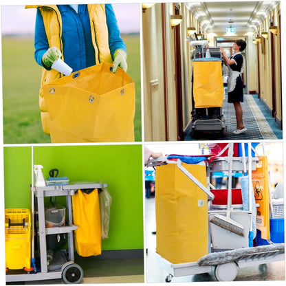 2pcs Janitorial Bags Cleaning Caddy Bag for Housekeepers Janitorial Supply Cleaning Cart