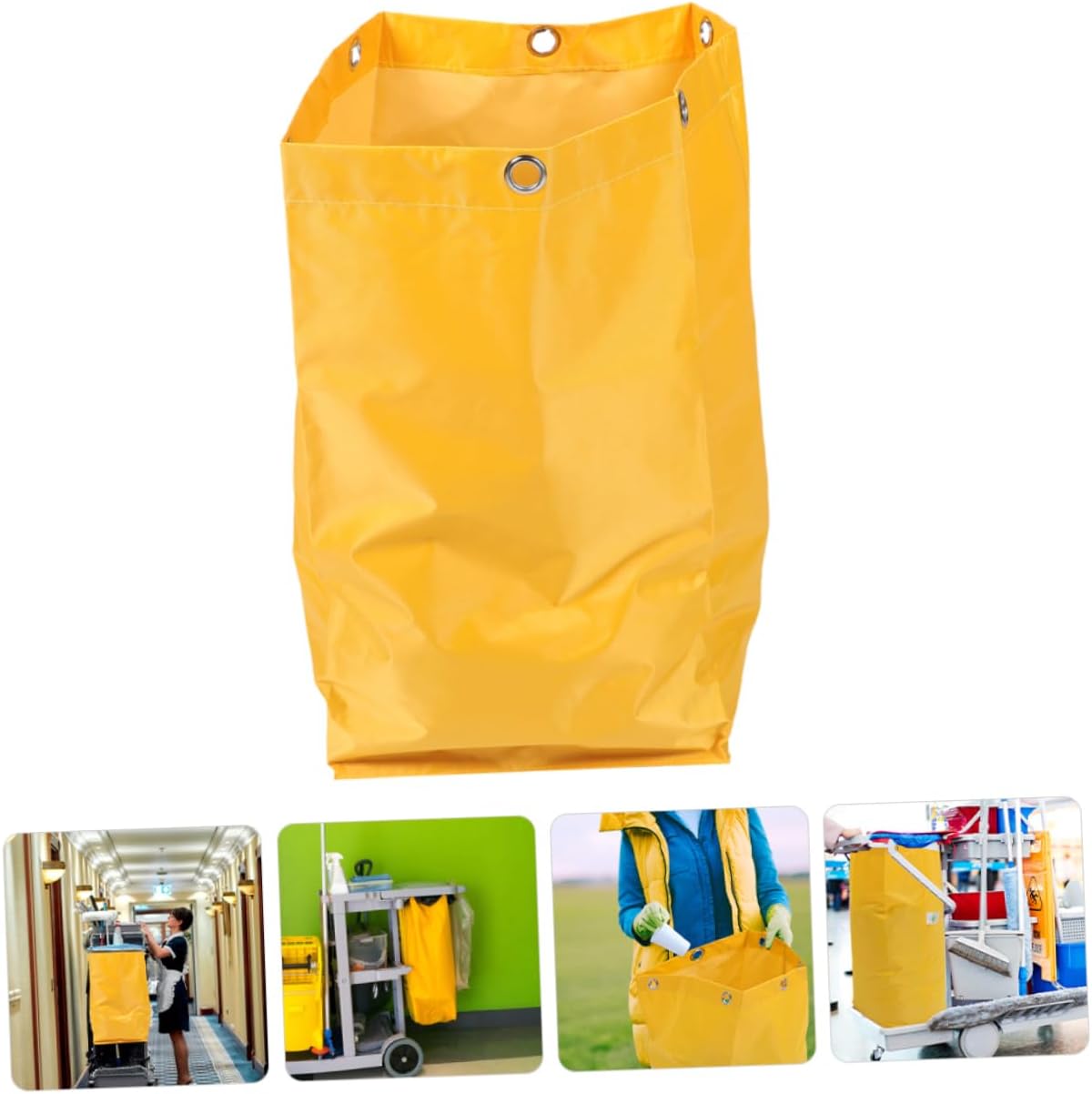 2pcs Janitorial Bags Cleaning Caddy Bag for Housekeepers Janitorial Supply Cleaning Cart