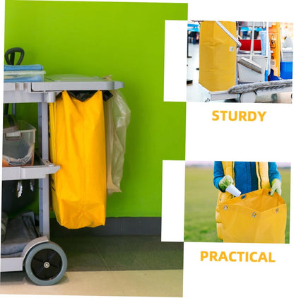 2pcs Janitorial Bags Cleaning Caddy Bag for Housekeepers Janitorial Supply Cleaning Cart