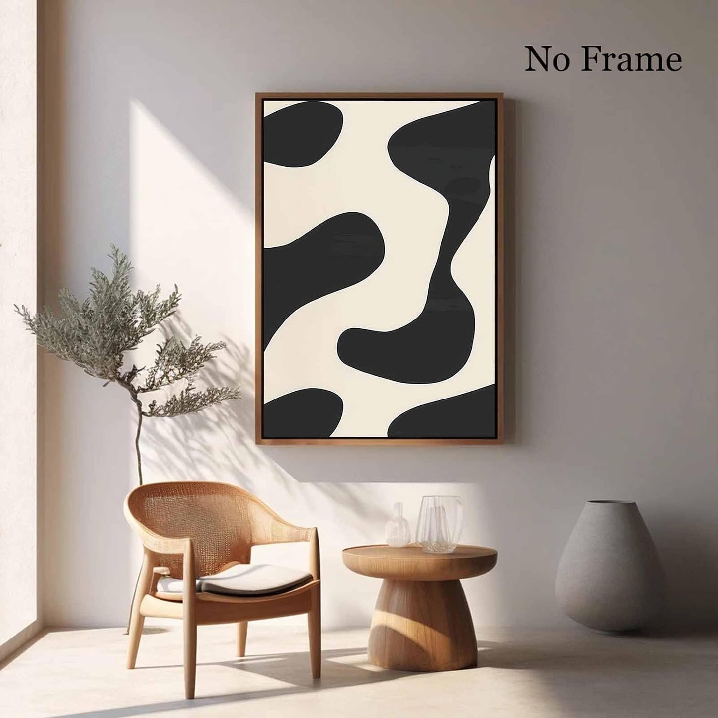 Pink Abstract Wall Art Yellow Abstract Poster Colorful Abstracts Prints Color Block Art Colorful Pastel Pink Prints Abstracts Oil Painting On Canvas Modern Yellow And White Poster 16x24inchx2 No Frame
