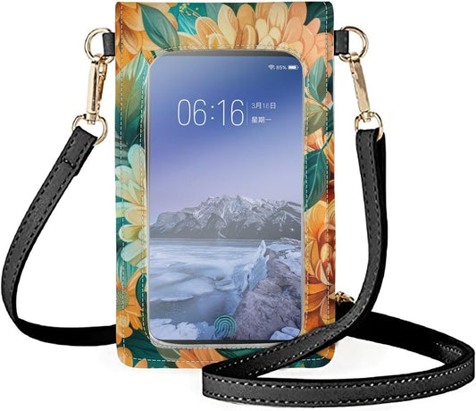 Phone Bag Sling Crossbody Phone Waterproof Bag Purse Cell Phone Wallet Purse Bag Over Shoulder Strap