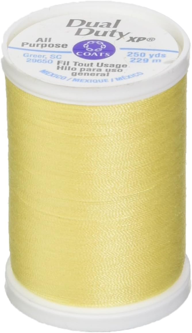 Coats Dual Duty XP General Purpose Thread 250yd, Yellow