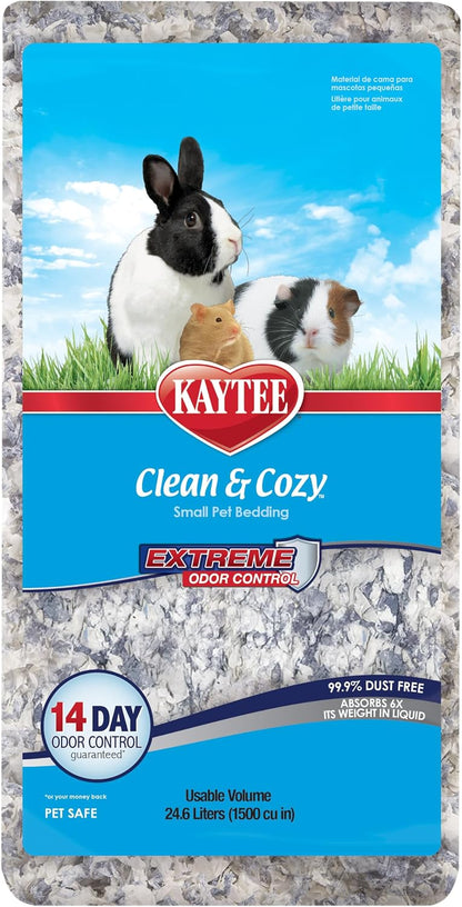 Clean & Cozy Extreme Odor Control Bedding, Made for Small Animals, 40 Liters