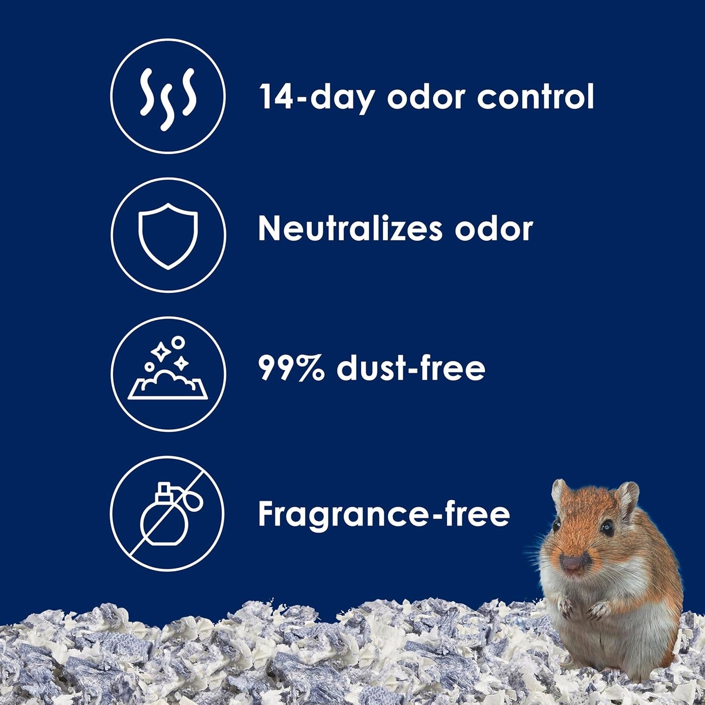 Clean & Cozy Extreme Odor Control Bedding, Made for Small Animals, 40 Liters