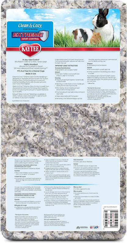 Clean & Cozy Extreme Odor Control Bedding, Made for Small Animals, 40 Liters