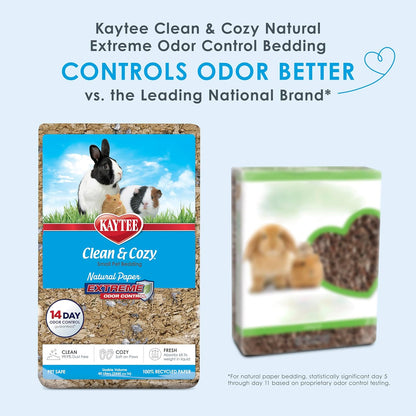 Clean & Cozy Extreme Odor Control Bedding, Made for Small Animals, 40 Liters