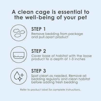 Clean & Cozy Extreme Odor Control Bedding, Made for Small Animals, 40 Liters
